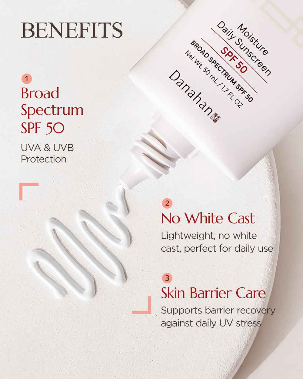 Danahan texture closeup demonstrating lotion-like finish for seamless blending
