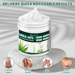 Danliss ingredients label showing urea and salicylic acid