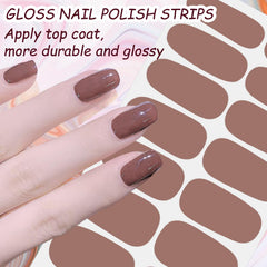 DANNEASY strip being applied to a fingernail for a smooth, salon finish