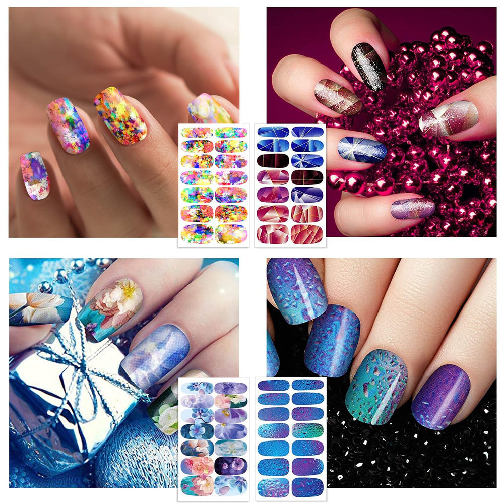 DANNEASY included nail file and wood cuticle stick for neat application and finish