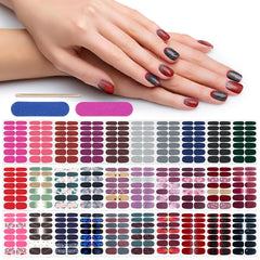 DANNEASY front packaging showing full 30-sheet nail wrap kit and accessories for convenience
