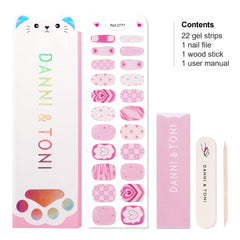 DANNI & TONI child hands wearing strips for playful polished look