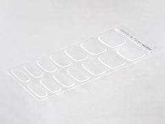DANNI & TONI curing nail strips under UV lamp for strong durable shine