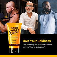 Dare 2B Bald label ingredients view highlighting tea tree inclusion