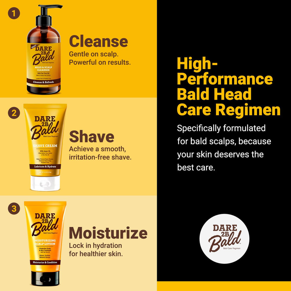 Dare 2B Bald on bathroom counter showing daily grooming convenience