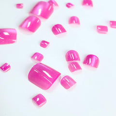 DARKMXTR 24-piece layout displaying multiple sizes for a precise custom toenail fit