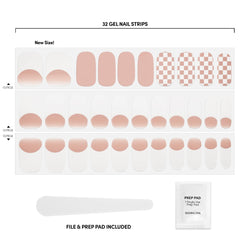 Dashing Diva applying a gel strip to nail demonstrating quick no-dry application