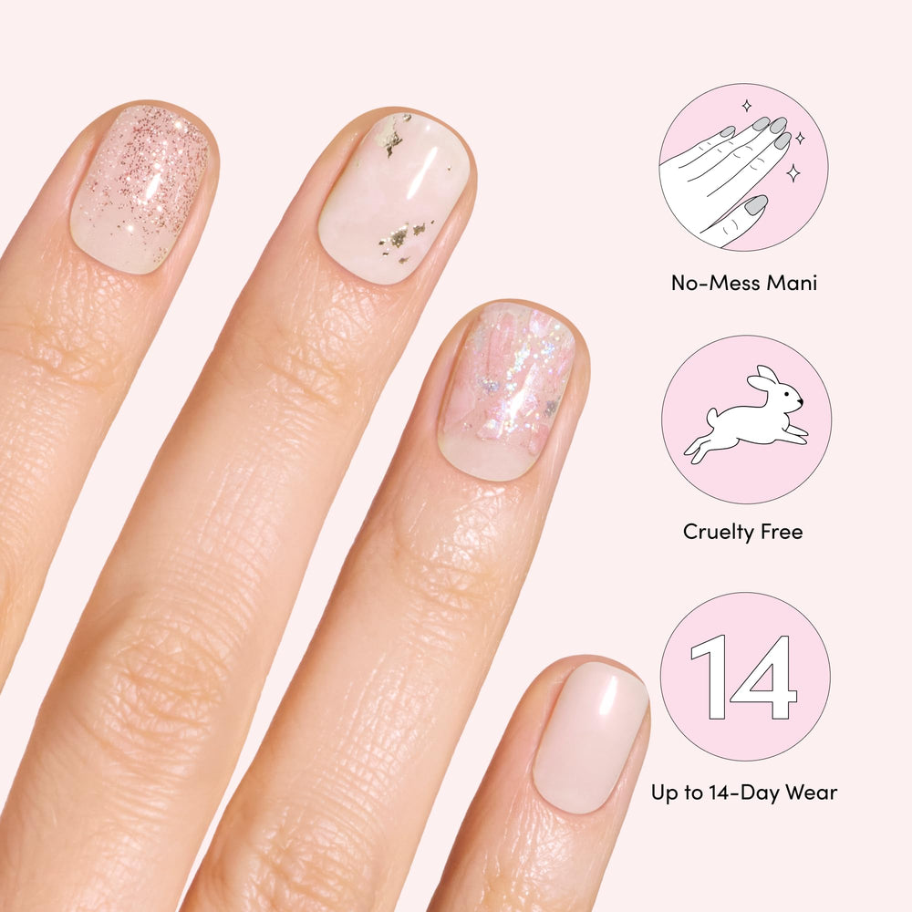 Dashing Diva layout of multiple strip sizes showing selection ease benefit