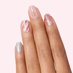 Dashing Diva close-up of gel strip texture highlighting high-shine