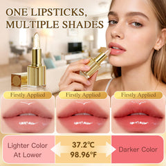 DASIUIP texture close-up showing smooth balm and moisturizing finish for soft lips