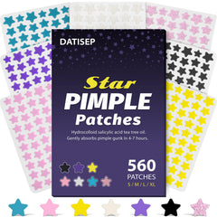DATISEP front packaging showing 560 star pimple patches for convenient supply