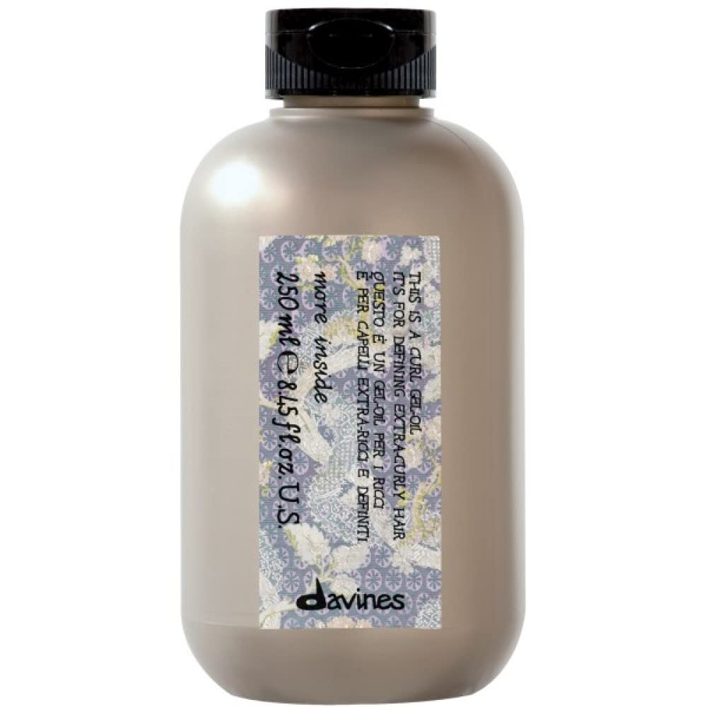 Davines front bottle shot highlighting label and product size for easy identification and benefit