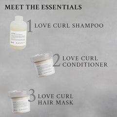 Davines styled curls after diffusing showing enhanced shape and reduced frizz