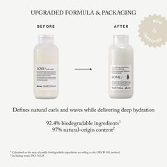 Davines LOVE CURL creamy texture close-up highlighting hydration and spreadability