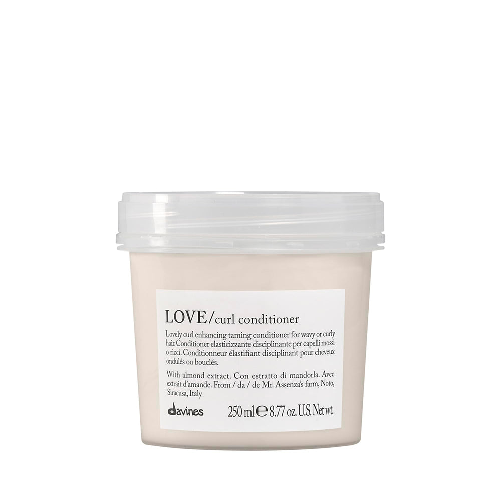 Davines LOVE Curl front packaging showing bottle and brand benefits