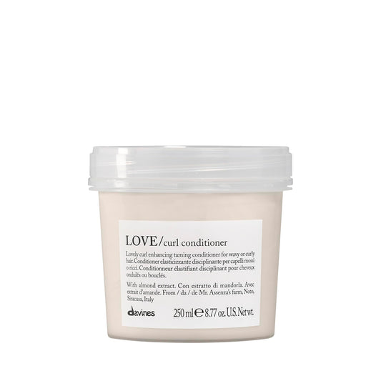 Davines LOVE Curl front packaging showing bottle and brand benefits