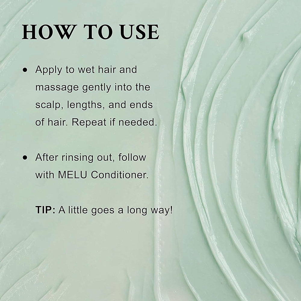 Davines MELU creamy foam texture demonstrating gentle lather and softening effect
