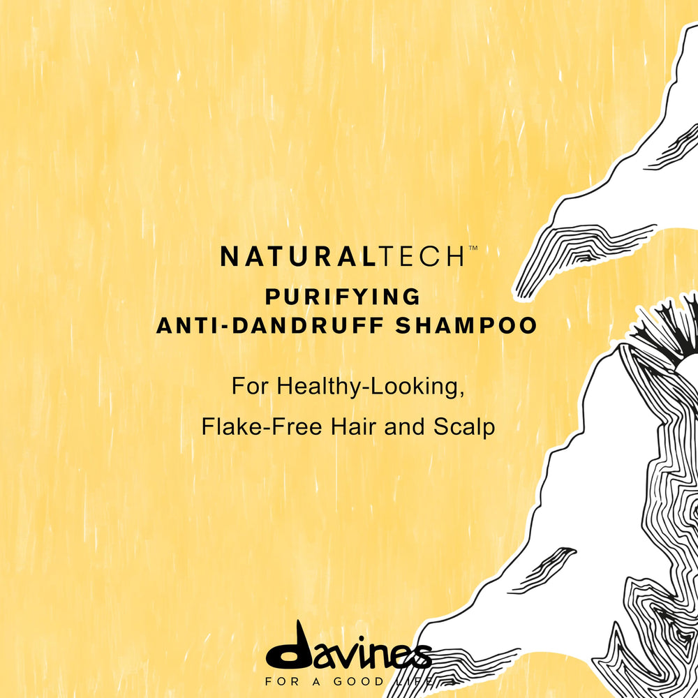 Davines back label close-up listing ingredients and usage directions