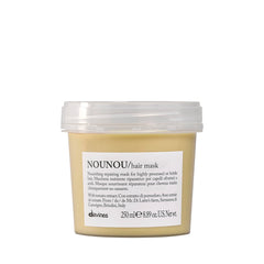 Davines front packaging showing product benefits and formulation