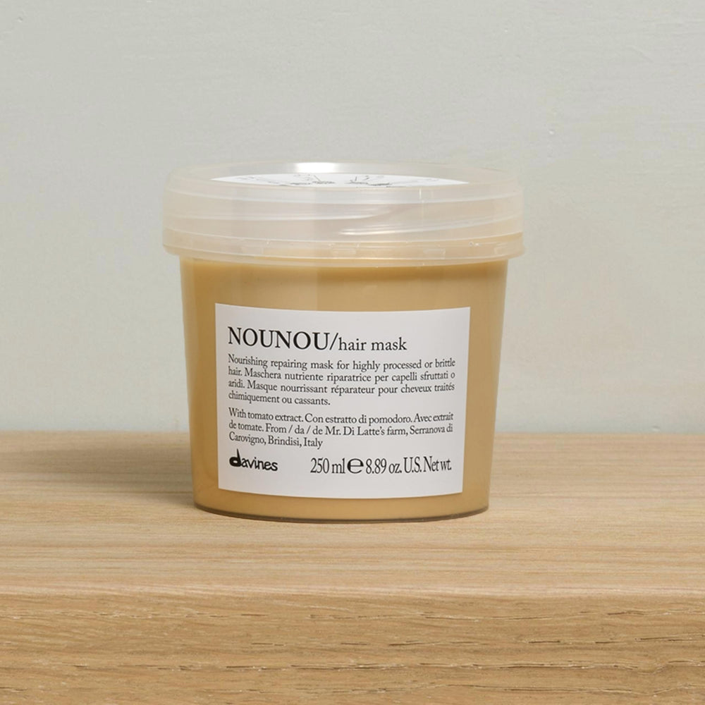 Davines cream texture close-up showing rich consistency for hydration