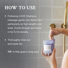 Davines pouring conditioner into hand to show consistency and control