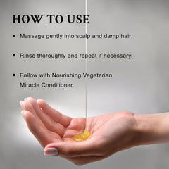 Foamy lather texture of Davines shampoo demonstrating gentle cleansing benefit