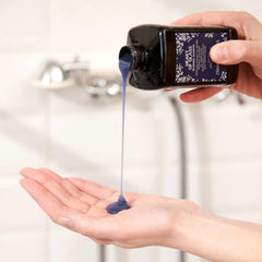 Davines shampoo bottle on shower shelf ready for regular toning use
