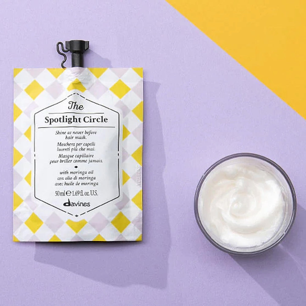 Davines moringa oil ingredient close-up highlighting natural nourishing source