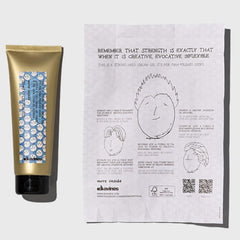 Davines close-up texture revealing creamy gel consistency for smooth application benefit