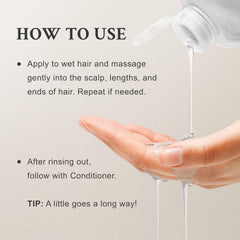 Davines VOLU gel texture on hand illustrating lightweight foam