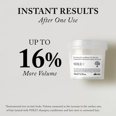 Davines pump top detail for easy dispensing and controlled product use