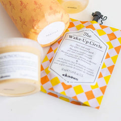 Davines Wake-Up Circle rinsing from hair showing clean rinse and lightweight finish