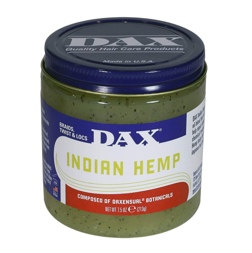 DAX bottle front label showing product and benefits