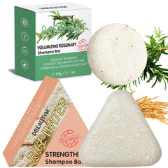 DBEAUTYM front packaging showing rice water rosemary bars and travel-ready benefits