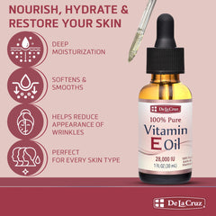 De La Cruz bottle close-up highlighting cap and dispensing tip for precise application benefit