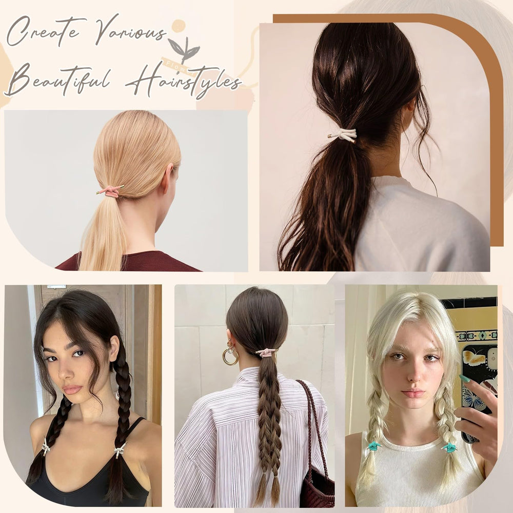 DealEachDay hair tie in a high ponytail demonstrating secure hold during activity