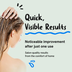 DEAR HAIR visible before and after hair improvement and shine