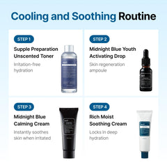 DearKlairs jar on bathroom shelf illustrating daily calming moisturizer use