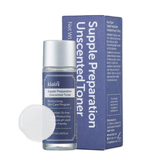 DearKlairs bottle front view showing compact travel-friendly hydrating toner