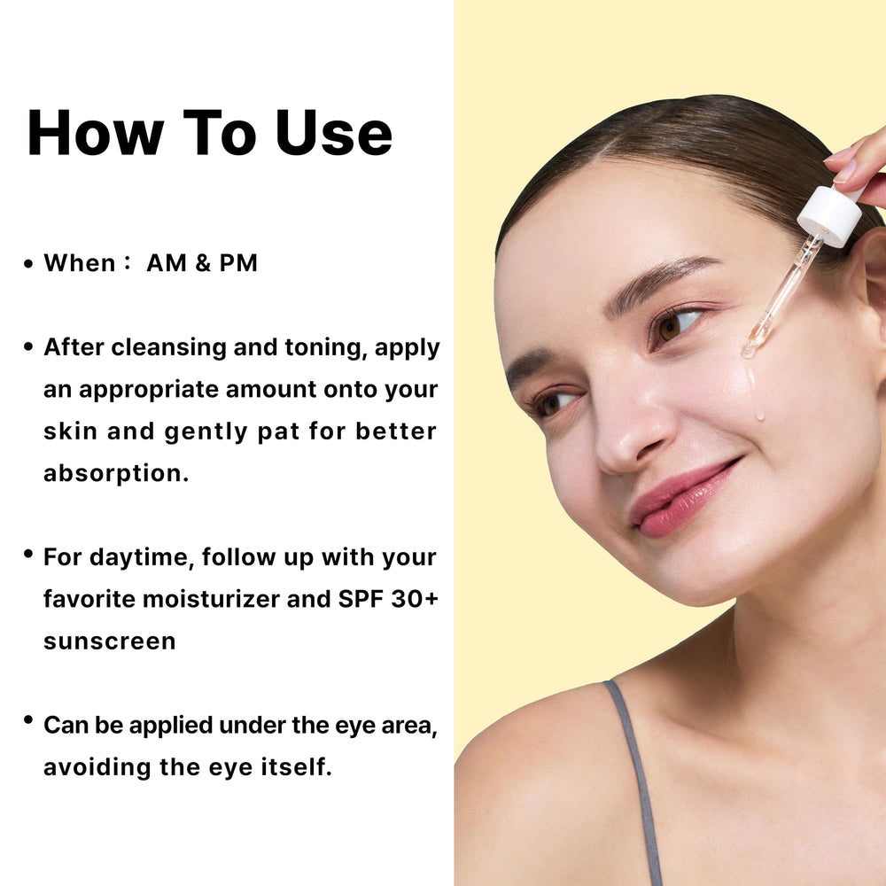 DearMYDEW before and after skin comparison suggesting reduced dark spots over time