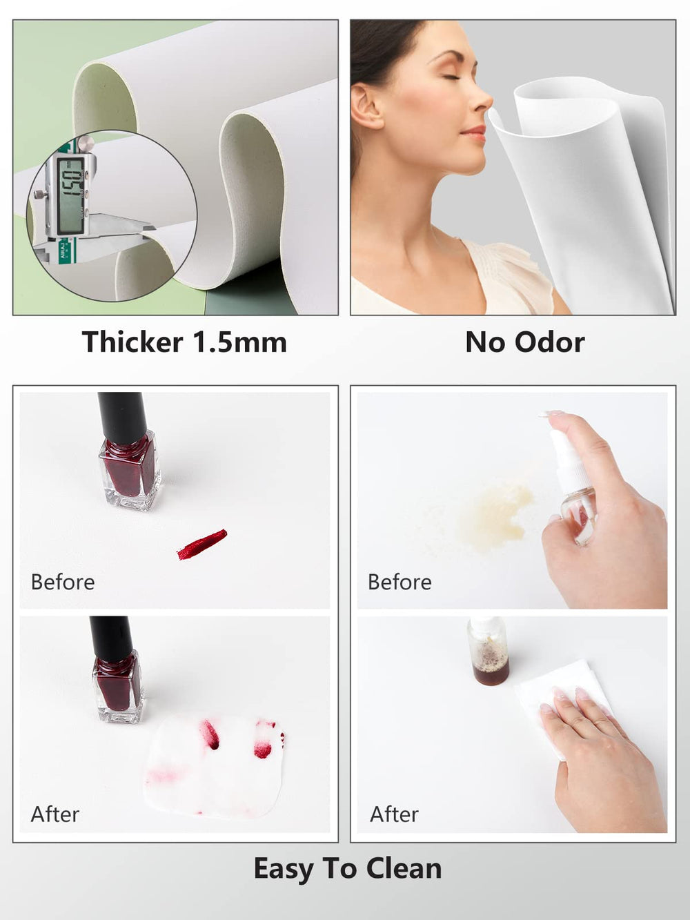 Deciniee mat beside ruler showing 60x40cm size for workspace coverage