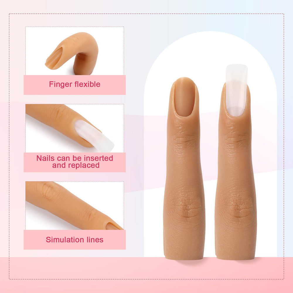 Deciniee inserted nail tip application demonstrating how tips seat securely into the optimized nail bed