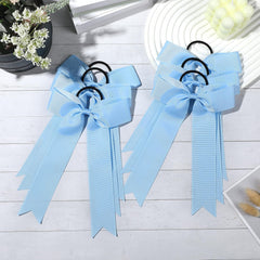 DEEKA light blue bow in stadium lifestyle setting showing spirited, polished look