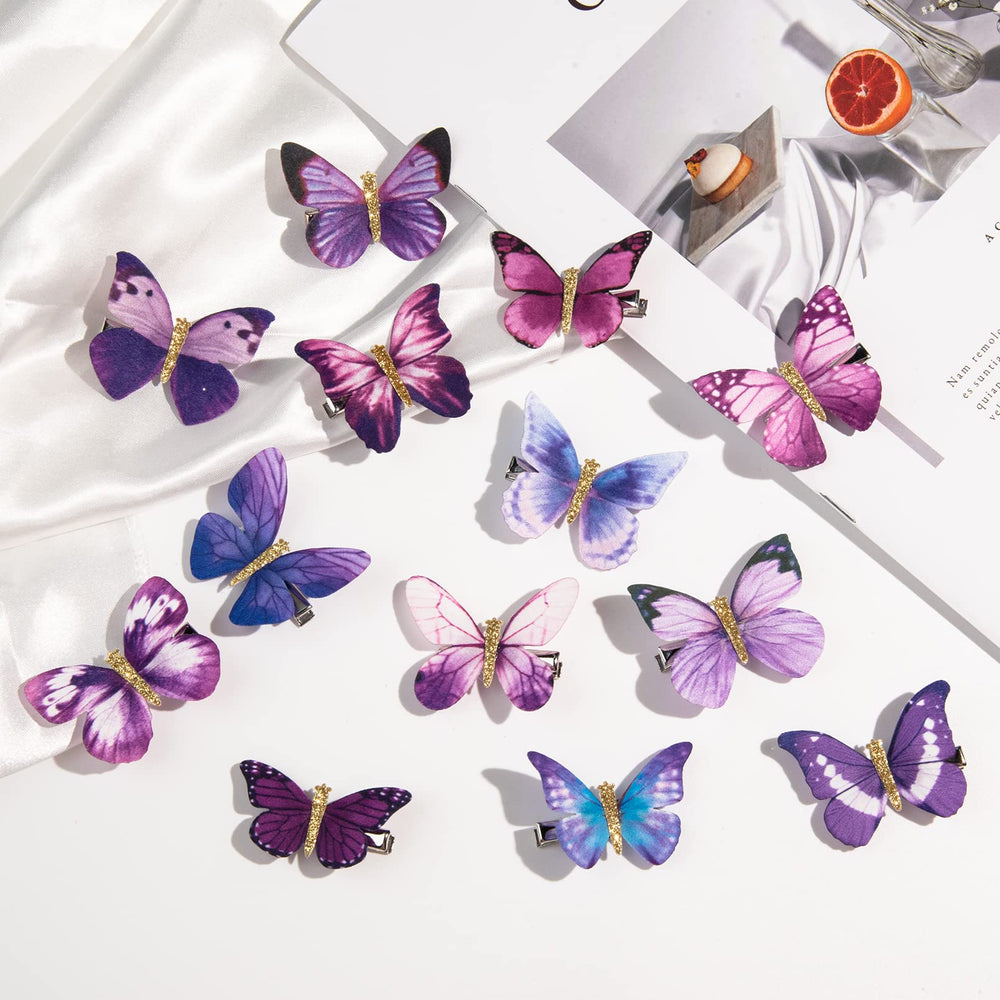 DEEKA butterfly clip attached to a hat for simple decorative pop