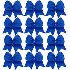 DEEKA royal blue bow front view showing bold color and visibility