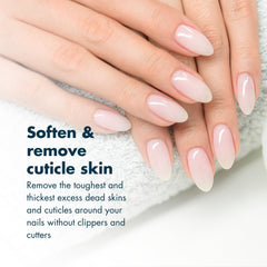 DeEnti gel texture close-up showing smooth formula for fast softening