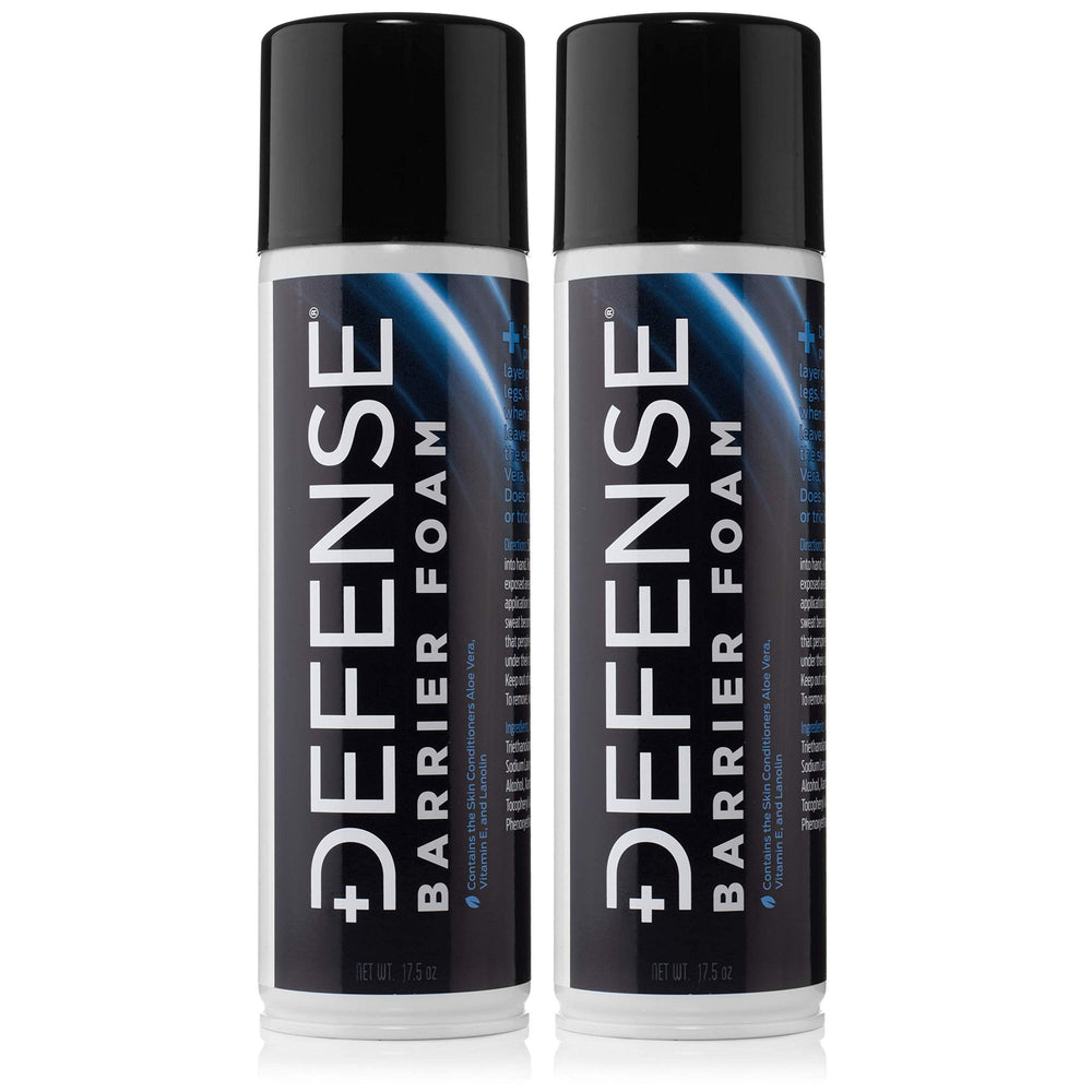 Defense Soap barrier foam front packaging showing product and size benefits