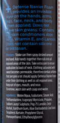 Defense Soap foam used on athlete near mat showing contact-sport protection
