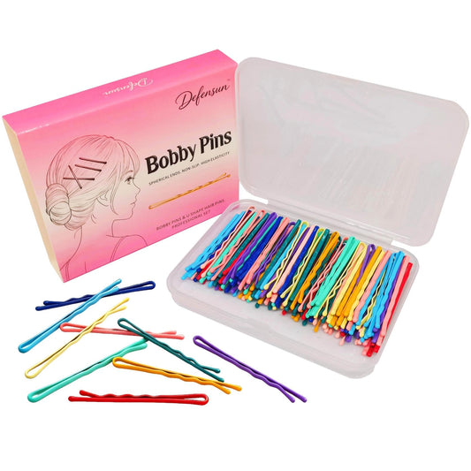 DEFENSUN front packaging showing 100 pins and storage box for organized styling