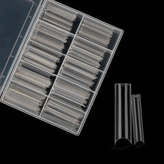 Defuber side profile of extra long tip, clear length for dramatic styles